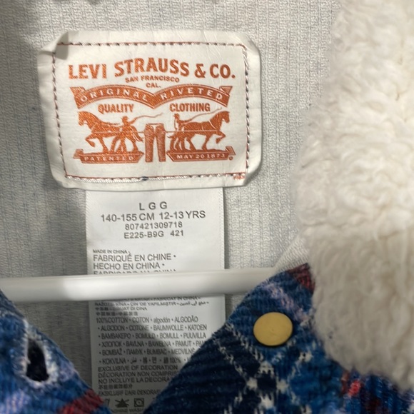 LEVI’S STRAUSS Clements Twins Corduroy Jacket w/Sherpa-lined point collar - Picture 2 of 5